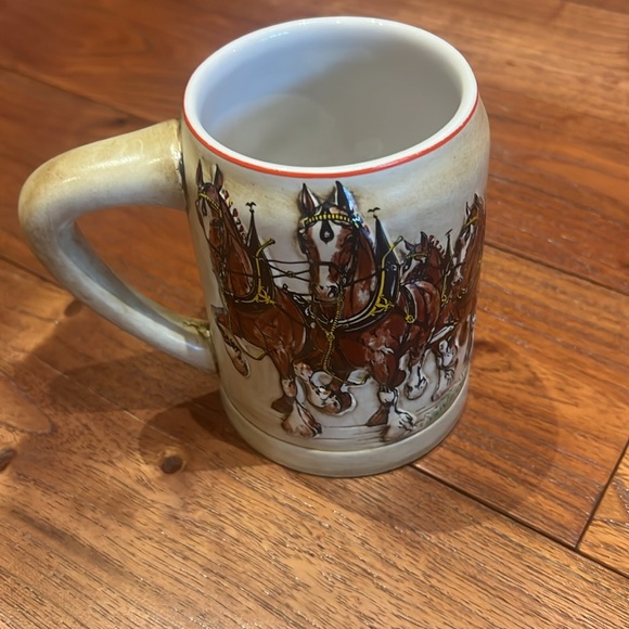 Ceramarte Budweiser Champion Clydesdales St. Louis Missouri Stein 1980 - Picture 2 of 13